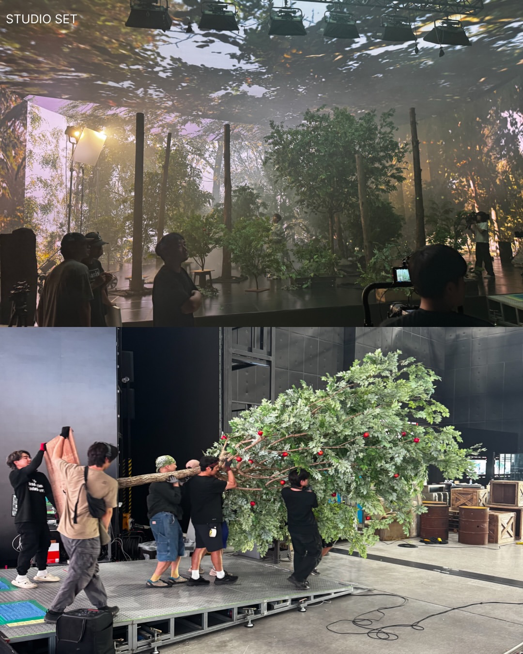 2025 포레스텔라 콘서트 THE WAVE VCR무대가 끝난 뒤 다른 세계로 넘어오는 서사 구조를 기반으로 세 개의 공간이 하나의 VCR 안에서 이어지는 VP 세트를 구성했 (1).jpg