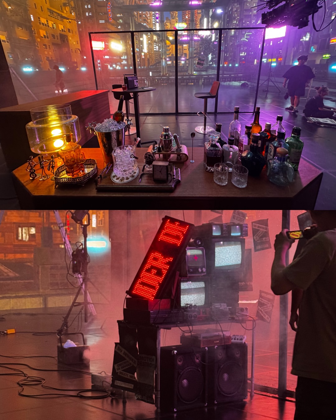 2025 포레스텔라 콘서트 THE WAVE VCR무대가 끝난 뒤 다른 세계로 넘어오는 서사 구조를 기반으로 세 개의 공간이 하나의 VCR 안에서 이어지는 VP 세트를 구성했 (3).jpg
